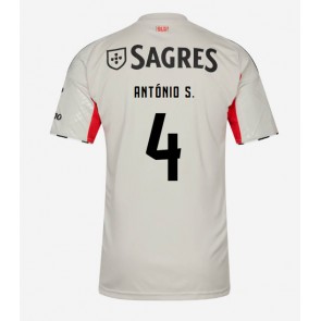 Benfica Antonio Silva #4 Udebanetrøje 2025-26 Kortærmet